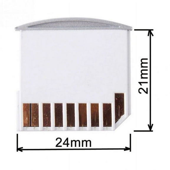 JSER Micro SD TF to SD Card Kit Mini Adaptor for Extra Storage Macbook Air / Pro / Retina White