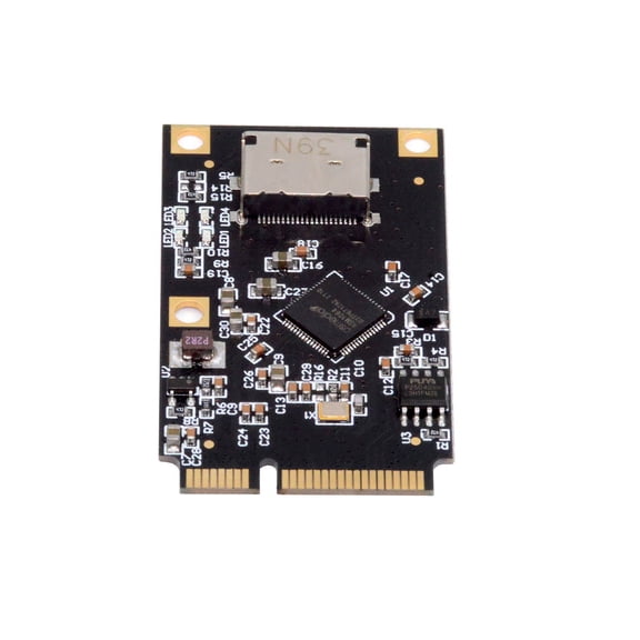 JSER Mini PCI-E PCI Express to Oculink SFF-8612 SFF-8611 SATA 3.0 Four Ports Adapter Converter 6Gbps Disk Extension Card for SSD