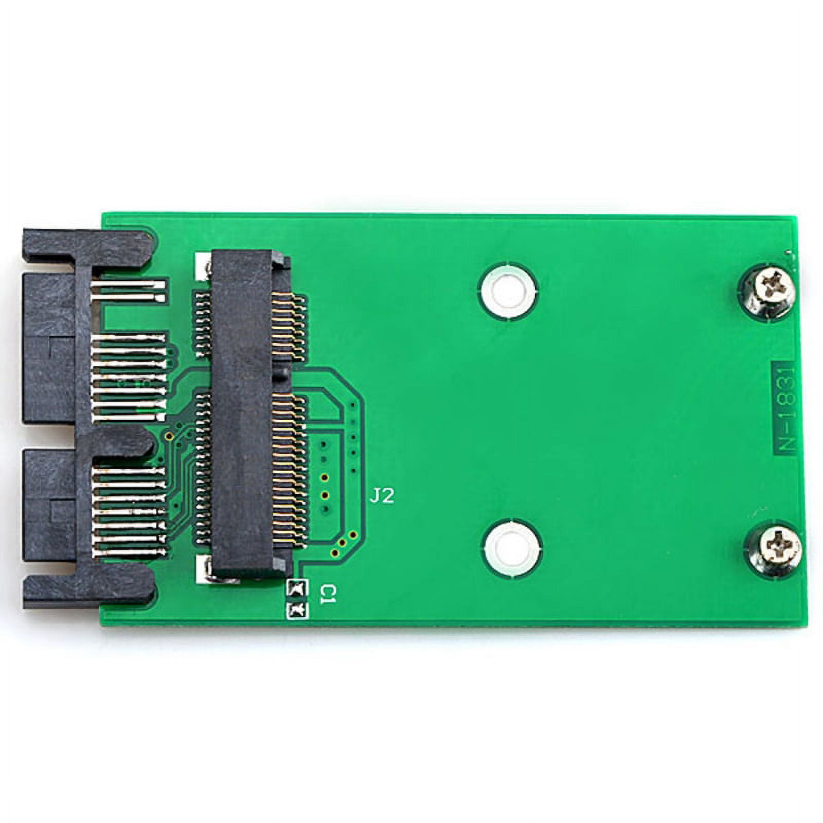 JSER Mini PCI-E mSATA SSD to 1.8" Micro SATA 7+9 16pin Adapter Add on ...
