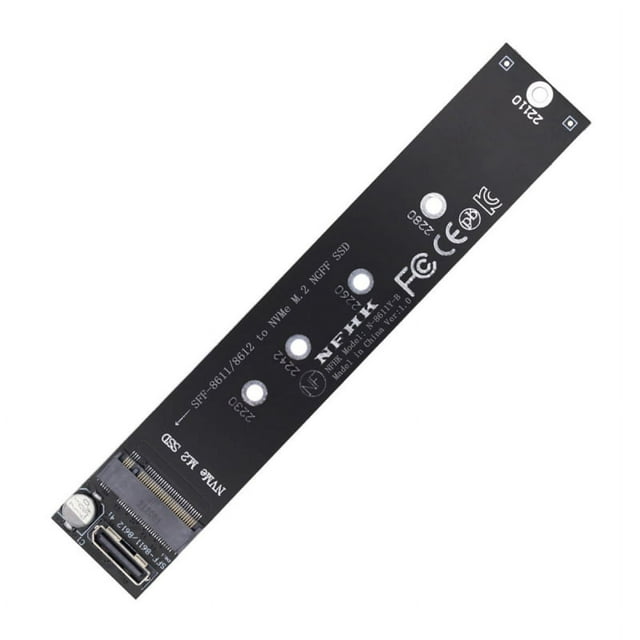 JSER Oculink SFF-8612 SFF-8611 to M.2 Kit NGFF M-Key to NVME PCIe SSD 2280 22110mm Adapter for Mainboard