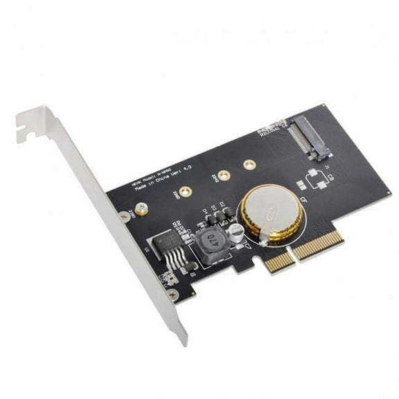 JSER PCI-E 3.0 x4 to M.2 NGFF M Key SSD Nvme Card Adapter PCI Express with Power Failure Protection 4.0F Super Capacitor