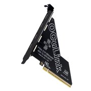 JSER PCI-Express 4.0 PCIE 16x Detachable to Four Oculink SFF-8612 SFF-8611 External VROC Raid0 Adapter for U.2 SSD eGPU External Graphics Card Dock