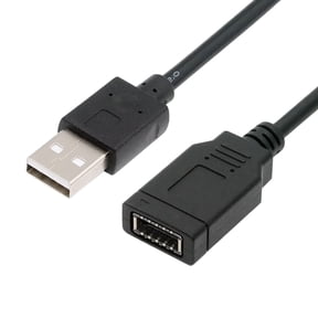 JSER Single USB 3.1 Front Panel Socket Key-A Type-E to USB 2.0 Type-A Male Extension Cable