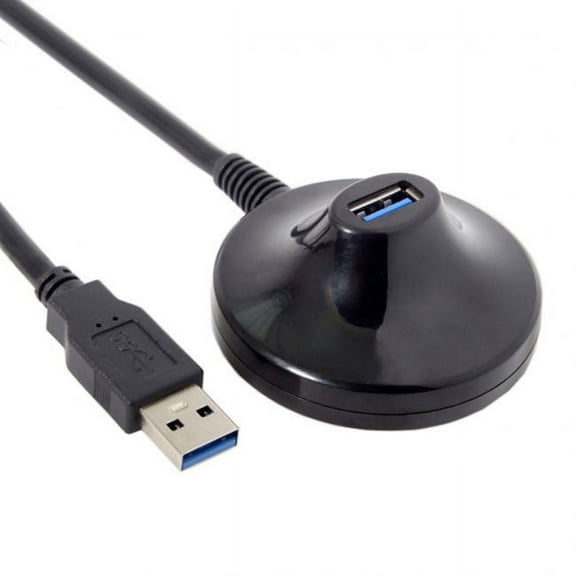 JSER USB 3.0 Type-A Male to Female Extension Dock station Docking Cable 0.8m