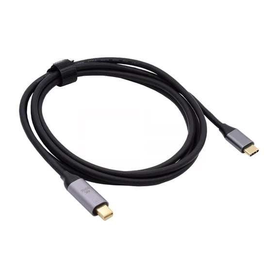 JSER USB 3.1 Type C USB-C Source to Mini DisplayPort DP Displays Male 4K Monitor Cable for Laptop 1.8m