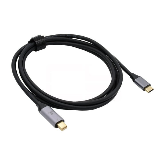 JSER USB 3.1 Type C USB-C Source to Mini DisplayPort DP Displays Male 4K Monitor Cable for Laptop 1.8m