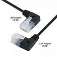 thumbnail image 1 of JSER Ultra Slim Cat6 Ethernet Cable RJ45 Left Angled 25cm UTP Network Cable Patch Cord 90 Degree Cat6a Lan for Laptop Router TV BOX, 1 of 7