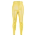 thumbnail image 1 of JSGEK 4-5 Years Kids Boys and Girls Yoga Sports Long Pants Fashion Soft Dance Pants Comfort Solid Color Dance Unitards Solid Color Leggings Regular Fit Gold, 1 of 3