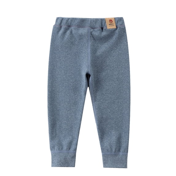 JSGEK Children's Long Pants Cute Sweatpants Soft Comfortable Fabric Stylish Design Breathable Warm Pants for Everyday Wear Travel Party Activities Gray 5 Years