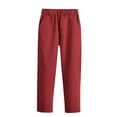 thumbnail image 1 of JSGEK Children's School Pants Performance School Uniform Elastic Waist Comfortable Breathable Fabric Perfect for Daily Life Travel Holidays Birthday Parties Outerwear Pants Red 3 Years, 1 of 7