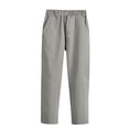 thumbnail image 1 of JSGEK Children's School Pants Performance School Uniform Elastic Waist Comfortable Breathable Fabric Perfect for Daily Life Travel Holidays Birthday Parties Outerwear Pants Gray 7 Years, 1 of 7