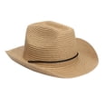 thumbnail image 1 of JSGEK Cowboy Hat Ladies' Beach Hat Sun Protection Hat Sun Shading Hat Yellow Free Size, 1 of 6