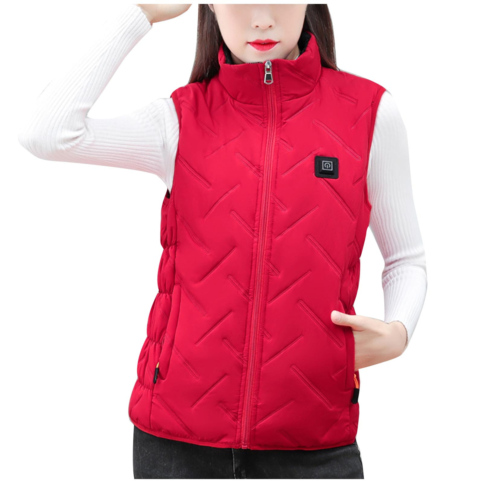 rechargeable heated vest with battery pack