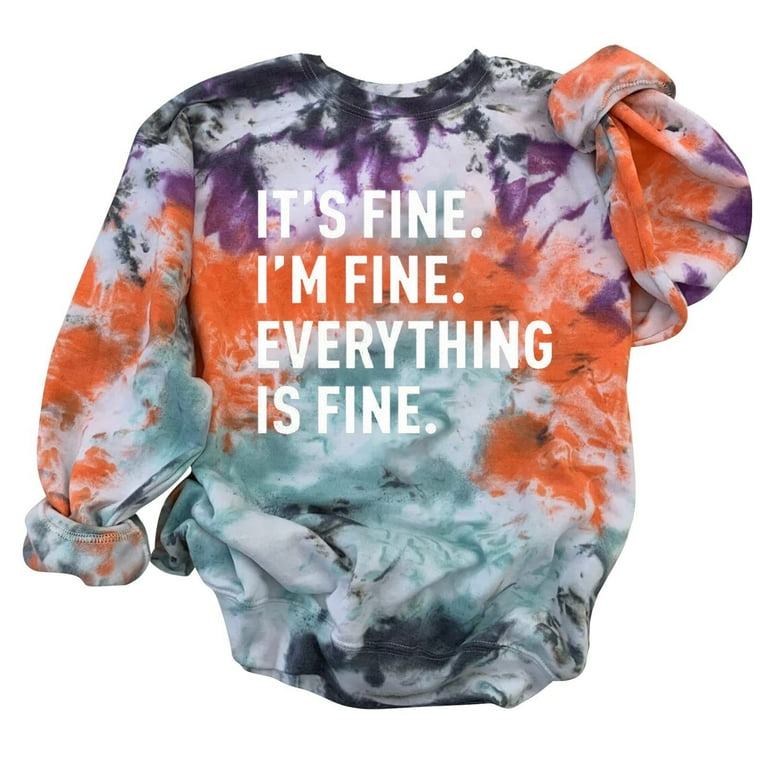 Trendy tie on sale dye sweatshirt