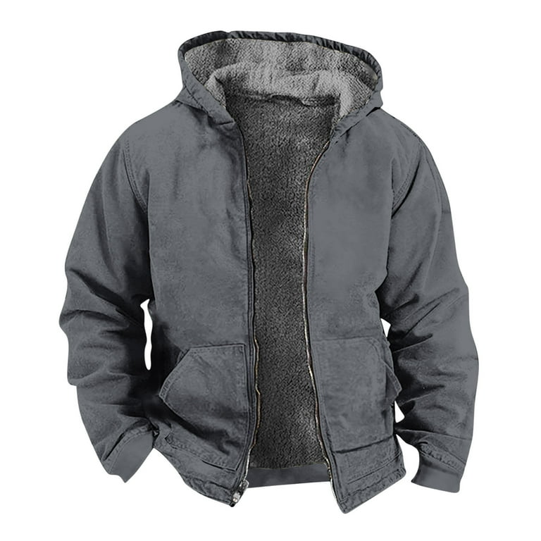 Mens fluffy zip up hoodie clearance