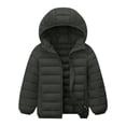 thumbnail image 1 of JSGEK Lightweight Down Jacket for Kids Stylish and Breathable Soft Fabric Comfortable Fit for Boys and Girls Ideal for Daily Wear Travel Home Holidays Jackets Winter Outerwear Gray 140, 1 of 6