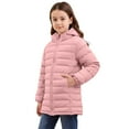 thumbnail image 1 of JSGEK Lightweight Down Jackets for Boys and Girls Hooded Design Long Sleeve Comfortable Winter Outerwear Casual Daily Wear Family Events Kids Clothing Pink 4 Years, 1 of 8