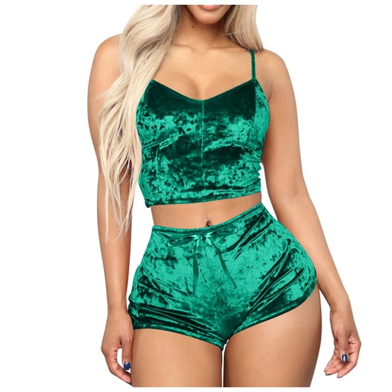 JSGEK Plus Size Lingerie Set for Women High Waisted Bra and Panty Set Criss-Cross Lace Bralette Sets 2 Piece Underwear Green L