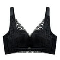 thumbnail image 1 of JSGEK Push up Plunge Support and Lift Gathering Bra Clearance Trendy Fashion Plus Size Bra Everyday Bras Comfort Black 5X-Large Bra for Ladies, 1 of 7