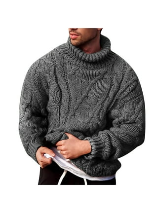 Mens roll neck jumper sale hot sale