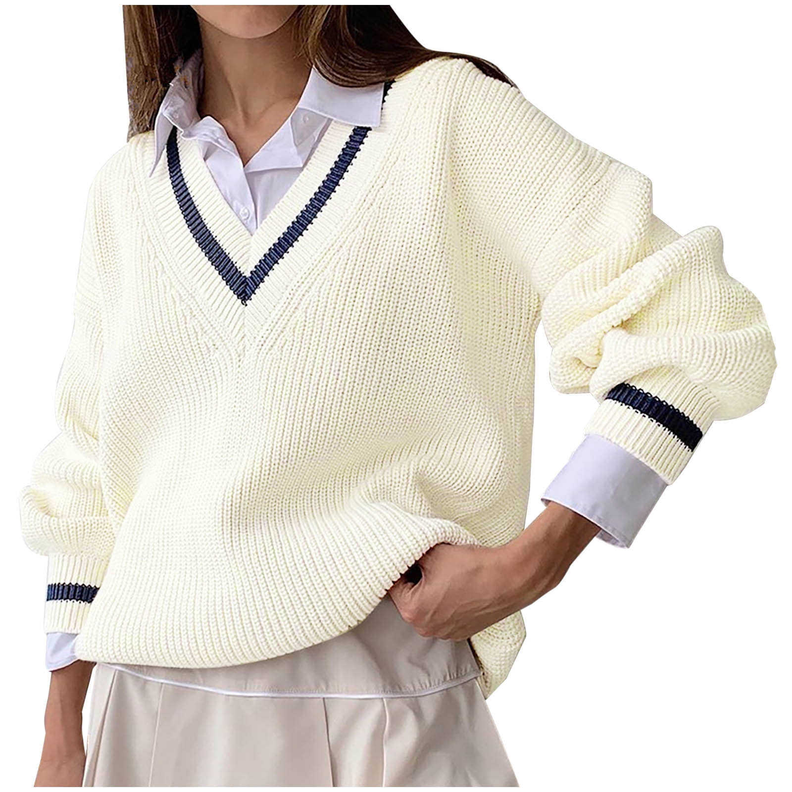 Preppy jumper top