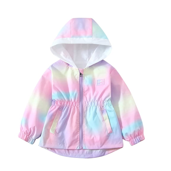 JSGEK Stylish Casual Hooded Jacket for Boys and Girls Lightweight Zip-up Design Long Sleeve Comfortable Fabric Outdoor Wear Perfect for Daily Activities and Playtime Pink 3 Years