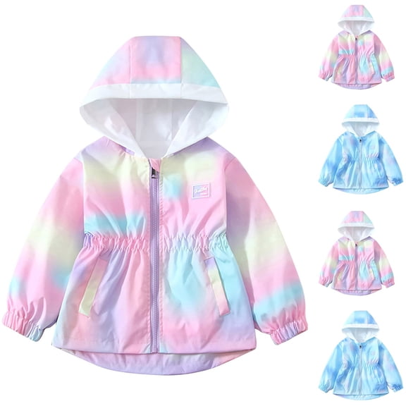 JSGEK Stylish Casual Hooded Jacket for Boys and Girls Lightweight Zip-up Design Long Sleeve Comfortable Fabric Outdoor Wear Perfect for Daily Activities and Playtime Blue 2 Years