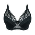 thumbnail image 1 of JSGEK Underwire Comfort Breathable Push up Plunge Lightly Lined Bra for Women Trendy Fashion Plus Size Lace Bra Black L Bra for Ladies, 1 of 5