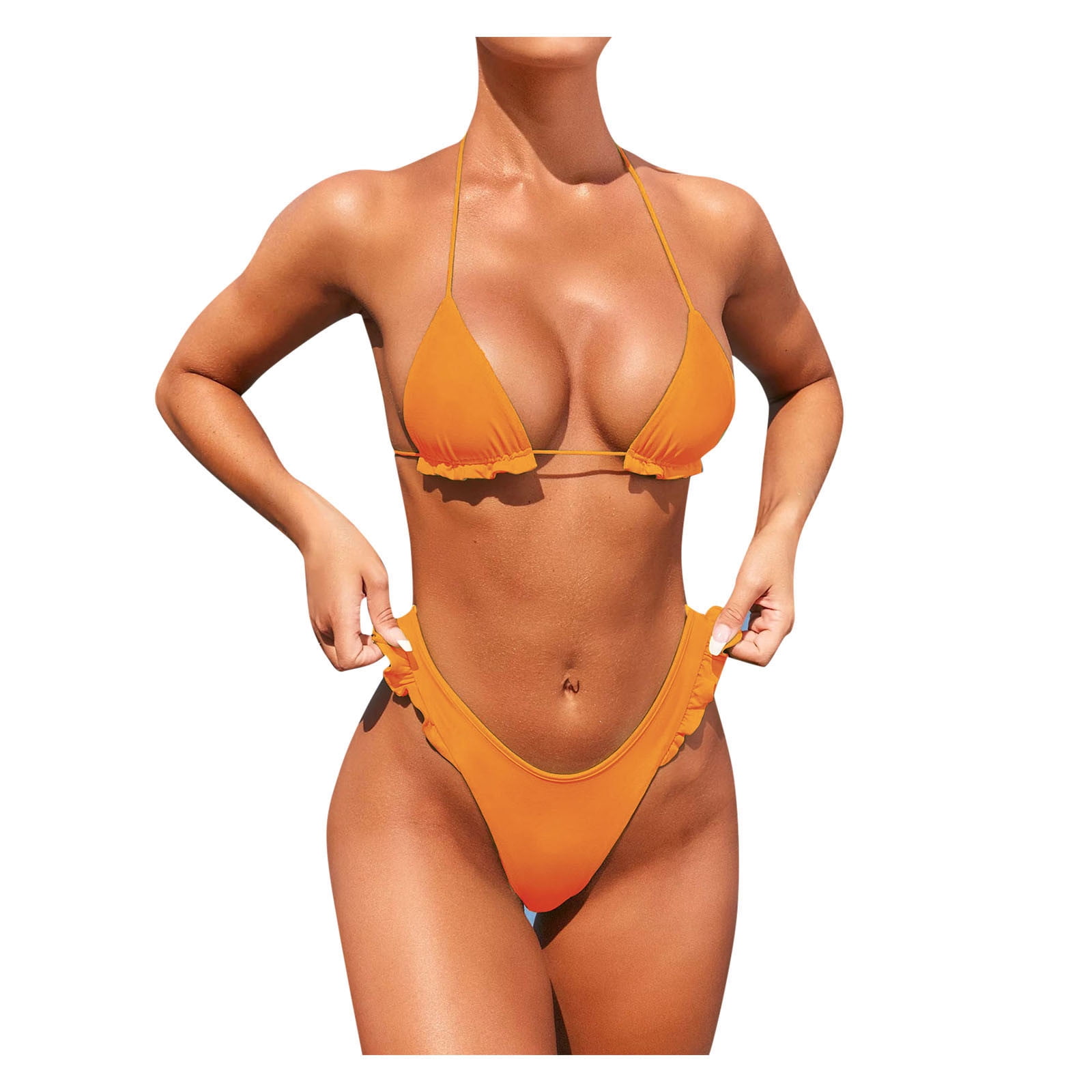 Ladies in shop tiny bikinis