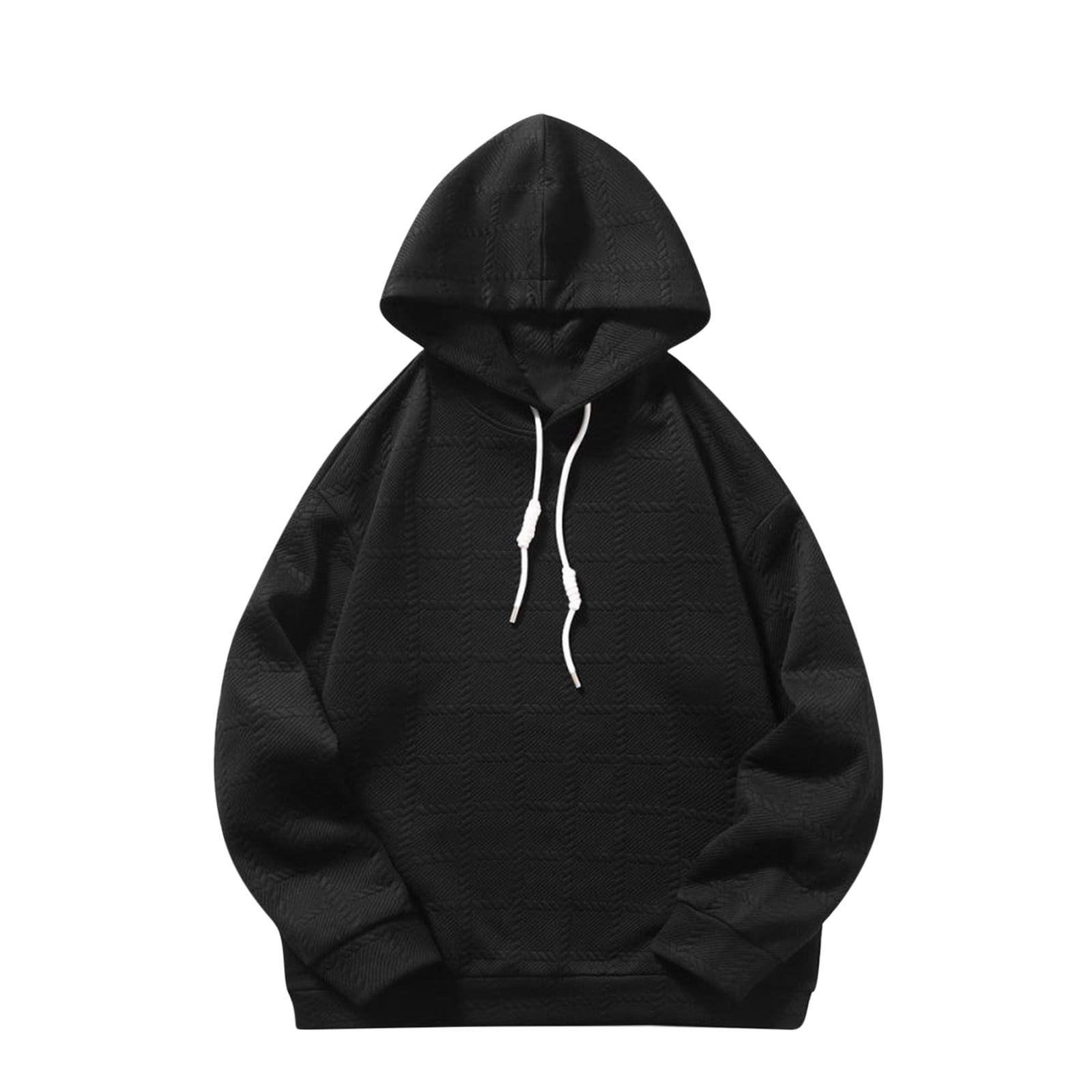 JSGEK Zip up Loose Vintage Long Sleeve Long Sleeve Hoodies Casual Clothes for Men Solid Color