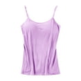thumbnail image 1 of JSGEK without Steel Ring Gathering Bra Soft Comfortable Breathable Bra Workout Gym Activewear Bra Regular Fit Sexy Padded Wirefree Comfort Purple L Bra for Ladies, 1 of 3