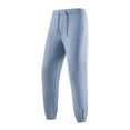 thumbnail image 1 of JSKUMAR Mens Basic Sweatpants with Zipper Pockets Elastic Drawstring Waist Athletic Joggers Pants Workout Jogging Running (XL, Sky Blue-1), 1 of 2