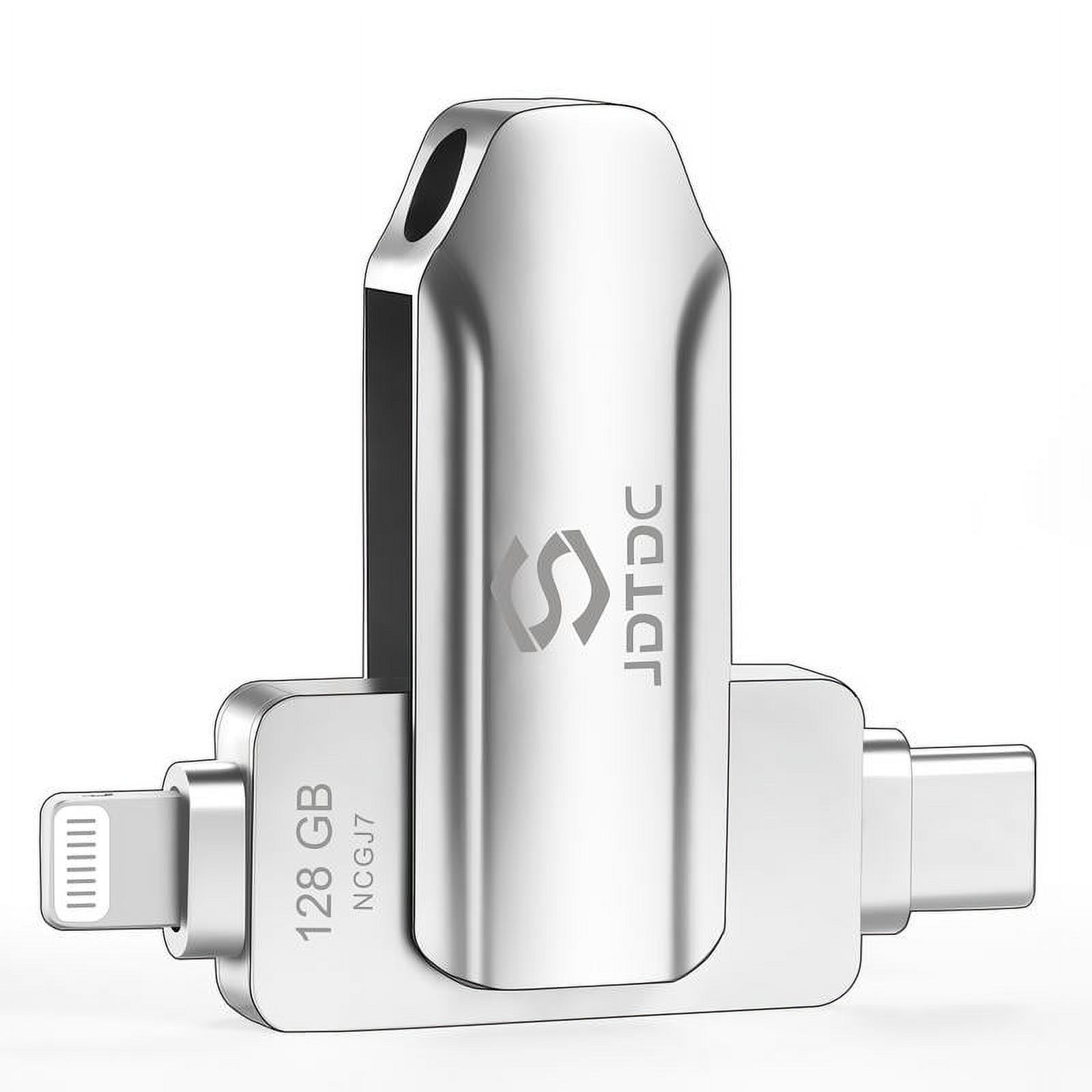 JSL JDTDC USB Flash Drive(Apple MFi Certified)USBC and Lightning Thumb