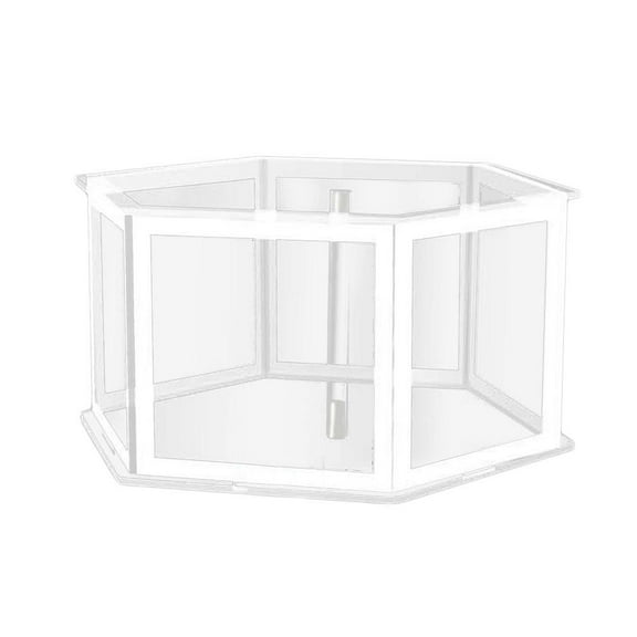 JSNKJLMN Clear Acrylic Cake Stand Photo Cake For Display Floating Acrylic Cake Stand Cake Separator Stan Round Cake Spacer