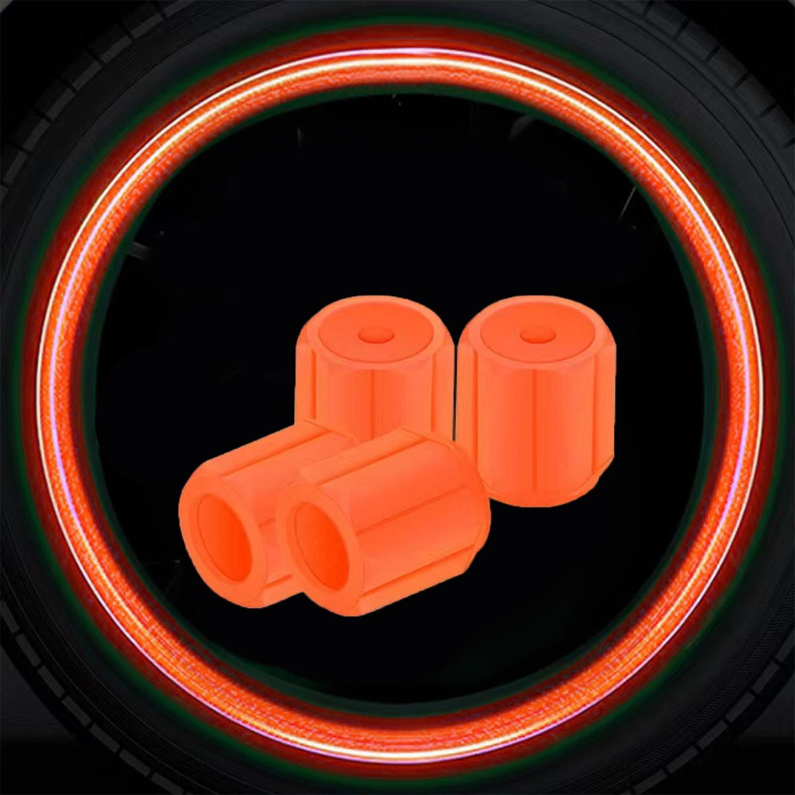 Aazon.co: Car Tire Caps, 8 Pcs Glow In The Dark Tire Valve Caps, Glowing Tire Valve Ste Caps