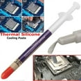 JSNKJLMN Silicone Thermal Compound Cooling Paste Grease Syringe