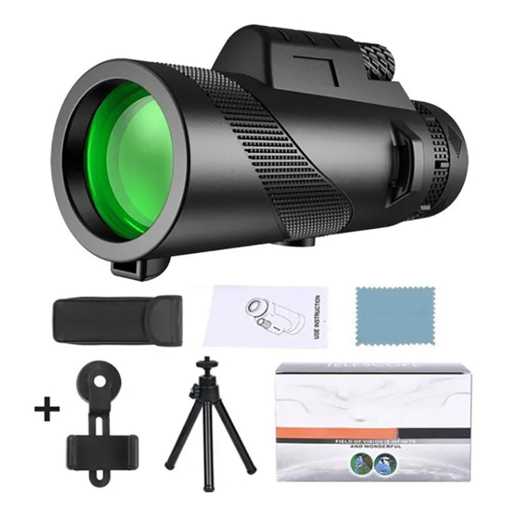 JSNKJLMN Super High Definition 80X100 HD Night Vision Monocular