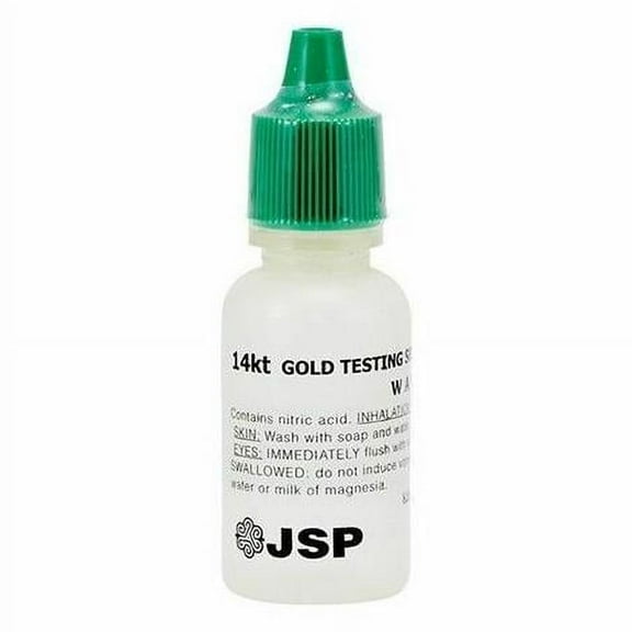 JSP 14kt Gold Testing Acid Solution, 1 oz