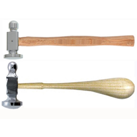 JSP CHASING HAMMER 1inchCONVEX FACE+ CHASING HAMMER 1inch FLAT FACE