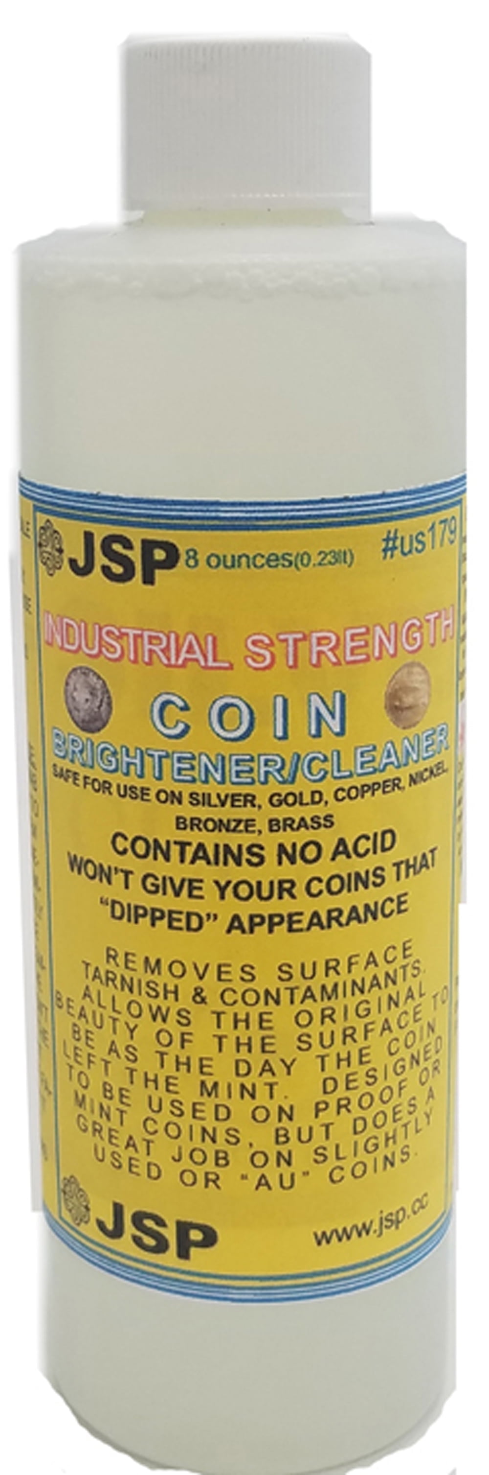 JSP COIN BRIGHTENER CLEANER 16 ounces x12