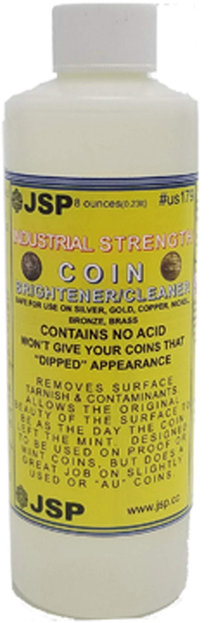 JSP COIN BRIGHTENER CLEANER 8 ounces