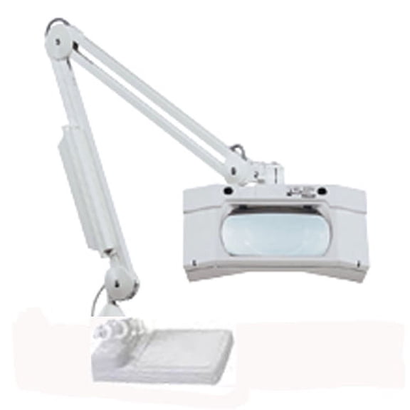 JSP Desk Lamp with Magnifier 5 Diopter 80 LEDS