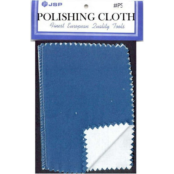 JSP JEWELERS POLISHING CLOTH , 12"5" BLUE/WHITE