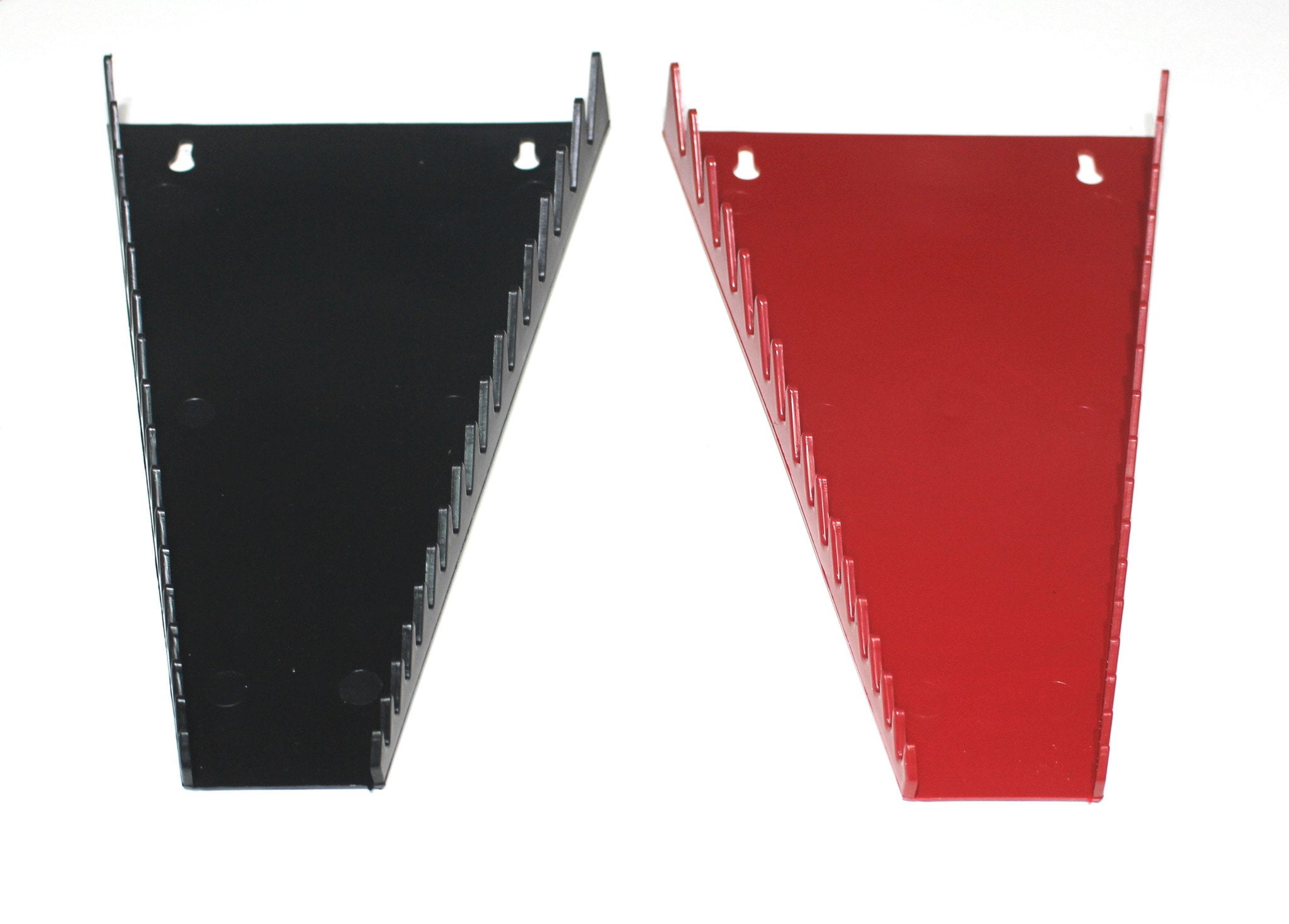 JSP Manufacturing 16-Tool Standard Wrench Organizer Multi-Color Set - RED/BLACK