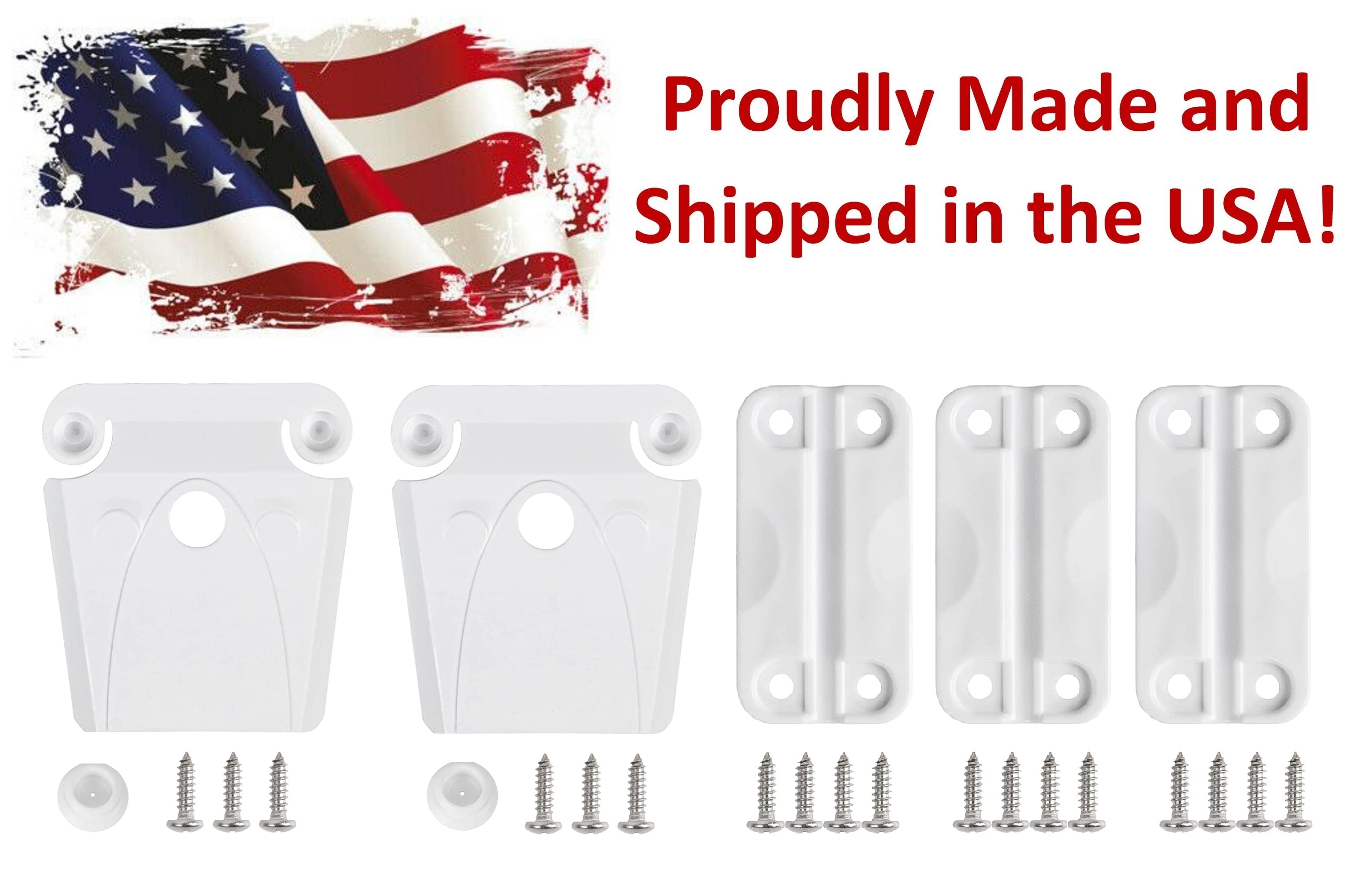 JSP Manufacturing Aftermarket Plastic Igloo Cooler (2) Latch & (3) Hinge Replacement Kit replaces Igloo part # 24013 & 24012