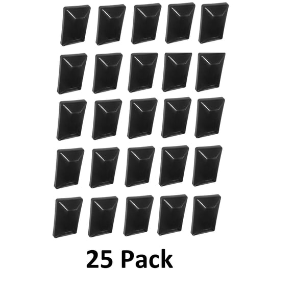JSP Manufacturing Black 4x6 Fence Post Caps(3-5/8"x 5-5/8") Multipack Wholesale Bulk Pricing Fits Treated Posts 4 x 6 Nominal Fence Post Caps ( Black- 25 Pack)