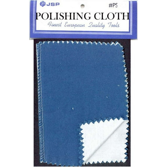 JSP Silver Polishing Cloth 10"x10" Blue/White