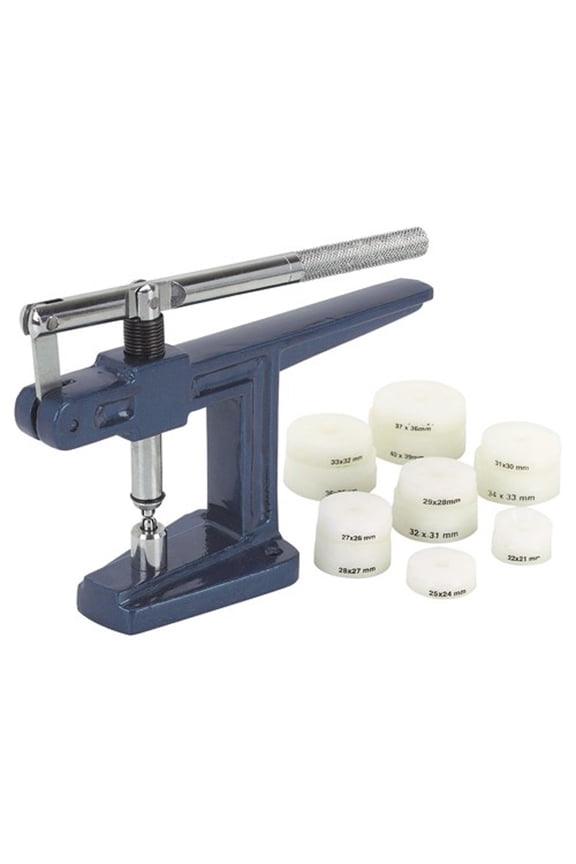 WATCH PRESS WITH 12 NYLON DIES