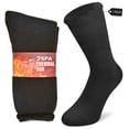 thumbnail image 1 of JSPA Men Crew Warmest Thermal Trapping Socks for Cold Weather,Black,1 Pack,Large, 1 of 6