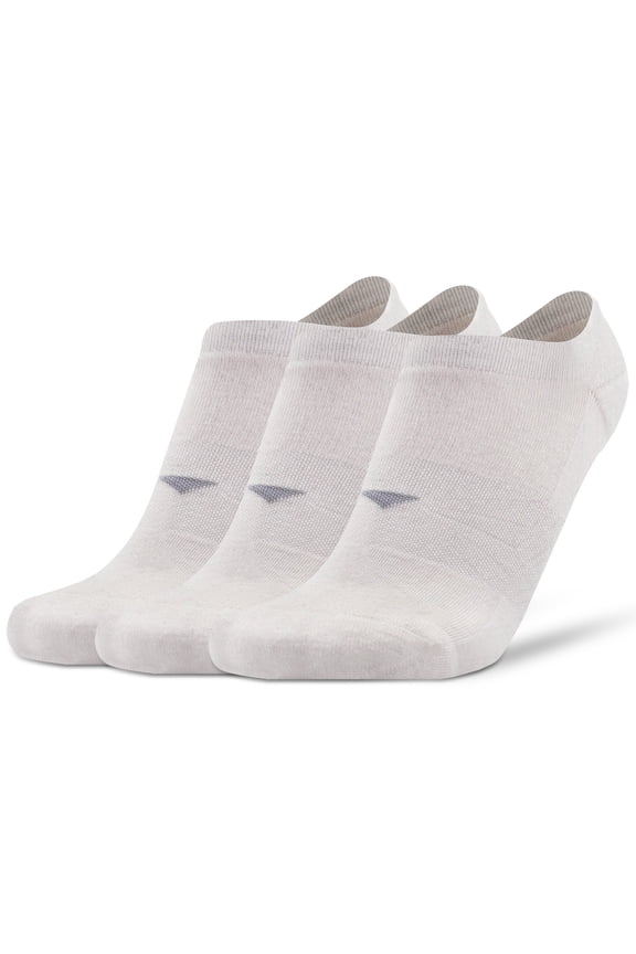 Unisex Comfort Merino Wool Walking Short Liner Socks 3 Pack,White,Large